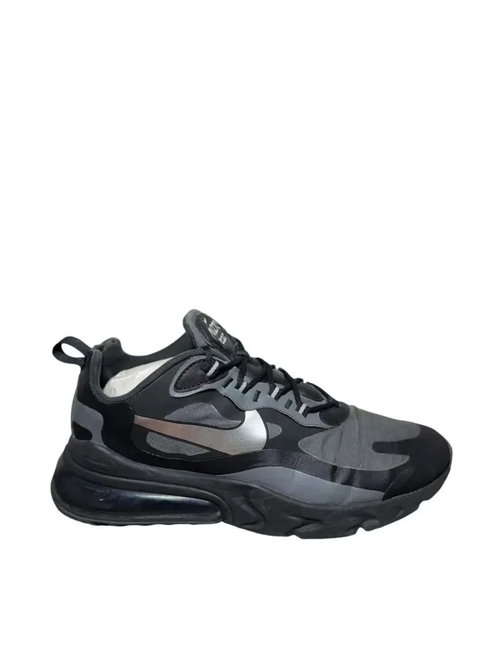 Nike React Men's Black and Gray Air-Cushion Athletic Sneakers size 10